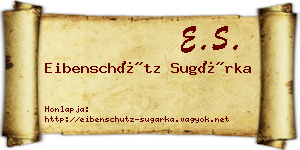 Eibenschütz Sugárka névjegykártya